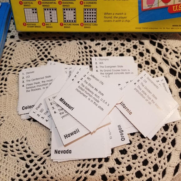 Bingo USA States game EUC - Picture 5 of 13